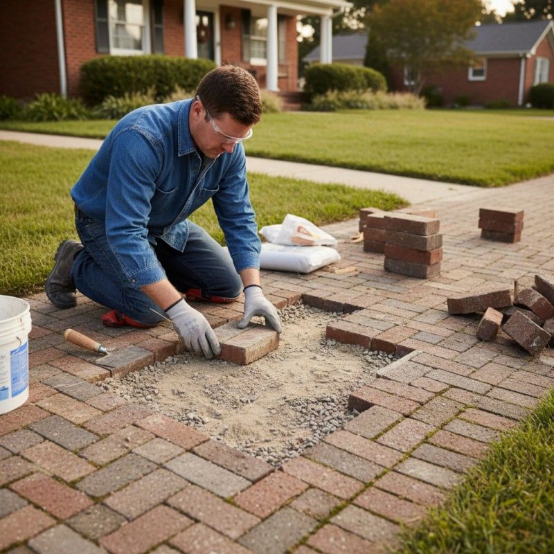 Brick Stripping detail