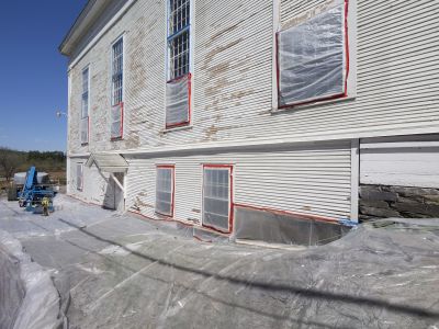 Building Graffiti Removal detail