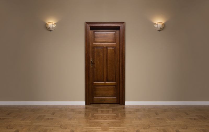 Interior Door Staining detail