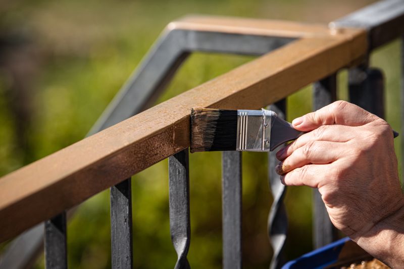 Interior Railing Painting