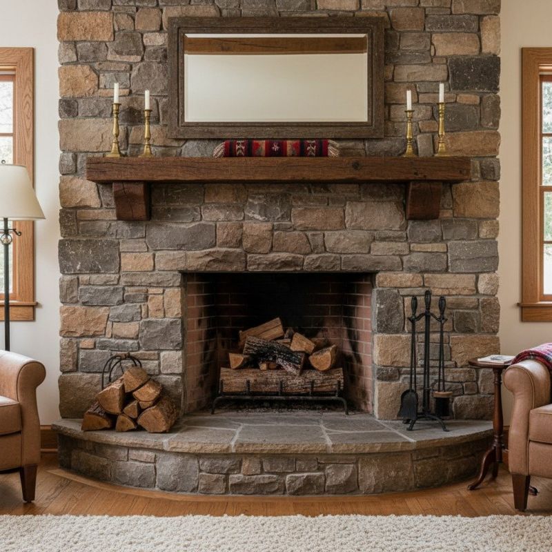 Wood Mantel Staining